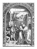 The meeting of St. Anne and St. Joachim at the Golden Gate Fine Art Print