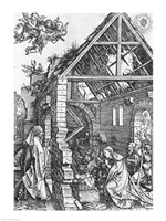 The Nativity, from the 'Life of the Virgin' series, 1503 by Albrecht Durer, 1503 - various sizes, FulcrumGallery.com brand