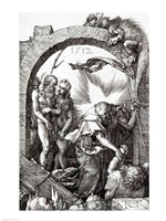 Harrowing of Hell or Christ's descent into Limbo, 1512 Fine Art Print