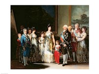 Charles IV and his family, 1800 Fine Art Print