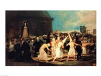 Procession of Flagellants, 1815-19 Fine Art Print