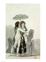 Couple with a Parasol Fine Art Print