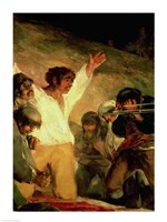 Execution of the Defenders of Madrid - detail Fine Art Print