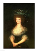 Portrait of Queen Maria Luisa - sitting by Francisco De Goya - various sizes