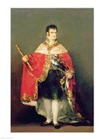 Portrait of Ferdinand VII Fine Art Print