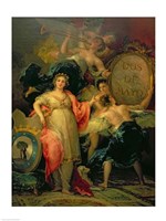 Allegory of the City of Madrid, 1810 Fine Art Print