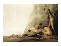 Cannibals Preparing their Victims Fine Art Print