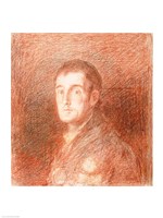 Study for an equestrian portrait of the Duke of Wellington Fine Art Print