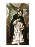 St.Dominic of Guzman Fine Art Print