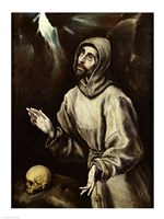 St. Francis of Assisi Receiving the Stigmata Fine Art Print