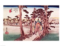 Fuji from Yoshiwara Fine Art Print