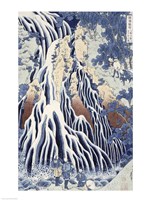 Kirifuri Fall on Kurokami Mount by Katsushika Hokusai - various sizes
