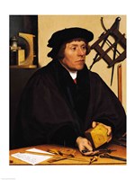 Portrait of Nicholas Kratzer by Hans Holbein The Younger - various sizes