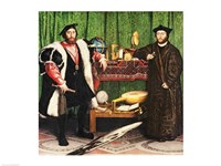 The Ambassadors, 1533 by Hans Holbein The Younger, 1533 - various sizes