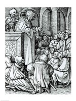 Death and the Preacher Fine Art Print