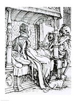 Death and the Lady Fine Art Print