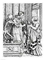 Death and the Mistress Fine Art Print