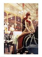 The Ladies of the Cars Fine Art Print