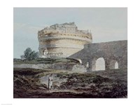 Castle of San Angelo, Rome Fine Art Print