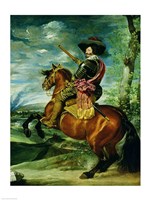 Equestrian Portrait of Don Gaspar de Guzman Fine Art Print