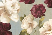 Deep Peonies I Framed Print