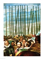 The Surrender of Breda, 1625 - detail Fine Art Print