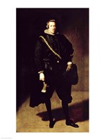 Portrait of Infante Don Carlos Fine Art Print