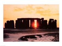 Stonehenge, Winter Solstice Fine Art Print