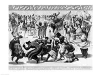 Poster Advertising, 'The Barnum and Bailey Greatest Show on Earth Fine Art Print