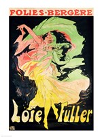 Folies Bergeres: Loie Fuller, France, 1897 Fine Art Print