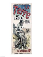 Poster advertising 'La Terre', 1889 Fine Art Print