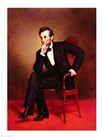 Portrait of Abraham Lincoln Framed Print