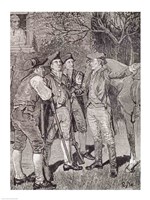 Paul Revere at Lexington Fine Art Print