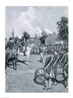 Reading the Declaration before Washington's Army Fine Art Print