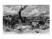 After the Battle of Seven Pines, June 1862 Fine Art Print