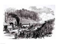 General Schenck with Four Companies of the First Ohio Regiment Fine Art Print