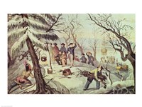 The Landing of the Pilgrims at Plymouth, 11th December 1620 Fine Art Print