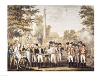 The British Surrendering to General Washington after their Defeat at Yorktown Fine Art Print