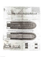 Stowage of the British Slave Ship 'Brookes' Under the Regulated Slave Trade Act of 1788 Fine Art Print