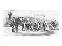 A Station in the Prairie: The 100th Meridian Fine Art Print