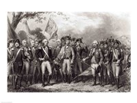 The British Surrendering their Arms to General Washington Fine Art Print