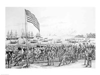 Landing of the Troops at Vera Cruz, Mexico Fine Art Print