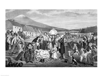 The Eviction: A Scene from Life in Ireland Fine Art Print