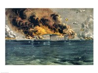 Bombardment of Fort Sumter Fine Art Print