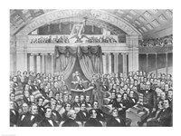 Daniel Webster addressing the United States Senate Fine Art Print
