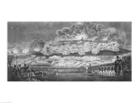 Representation of the Capture of the City of Washington Fine Art Print