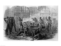 Harper's Ferry Insurrection: Interior of the Engine-House Fine Art Print