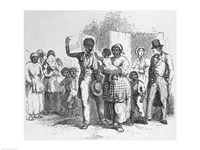 A Slave Father Sold Away from his Family Fine Art Print