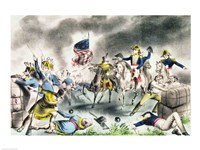 The Battle of New Orleans, January 8th 1814 Fine Art Print