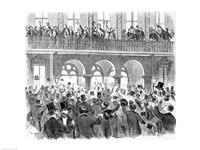 Secession Meeting in Front of the Mills House Fine Art Print